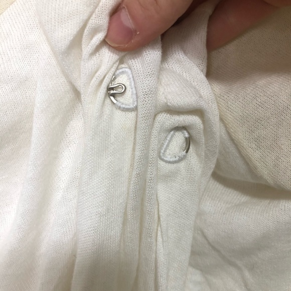 NWT Free People Cardigan Cream/White - Picture 8 of 9